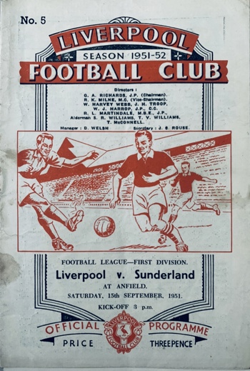 Match programme