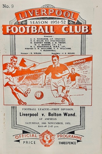 Match programme