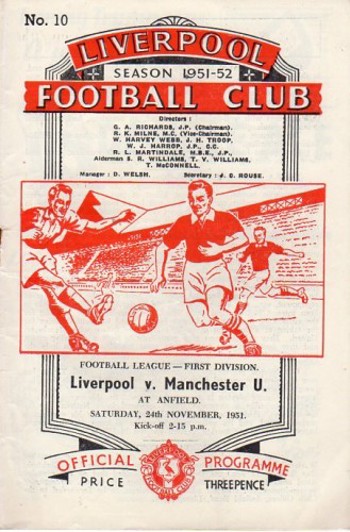 Match programme