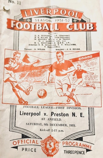 Match programme