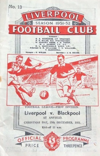 Match programme