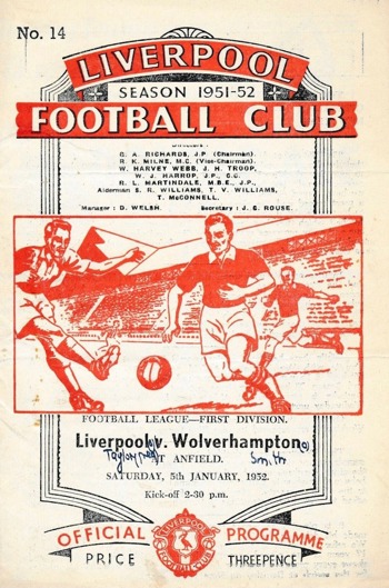 Match programme