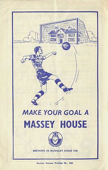 Match Programme - Backcover