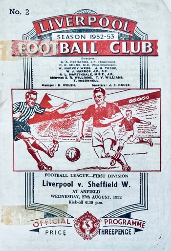 Match programme