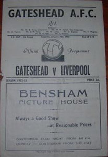 Match programme