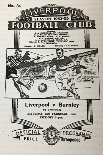 Match programme