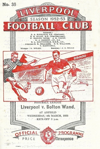 Match programme