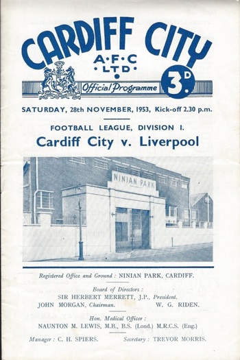 Match programme