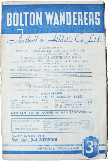 Match Programme