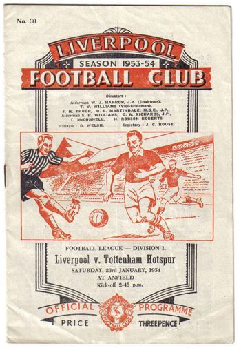 Match programme