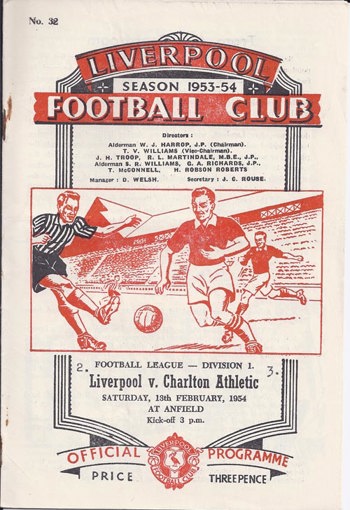 Match programme