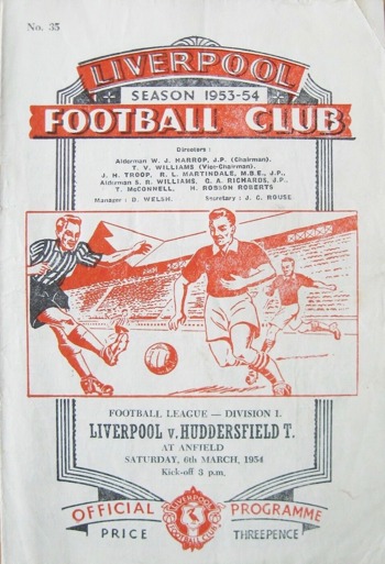 Match programme