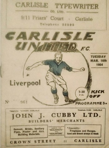 Match programme