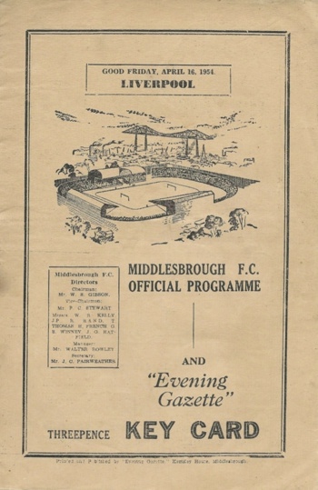 Match programme