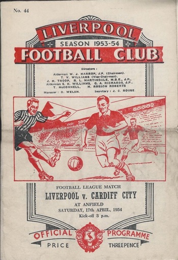 Match programme