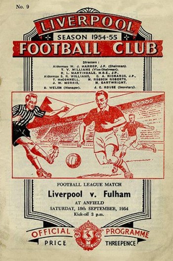 Match programme