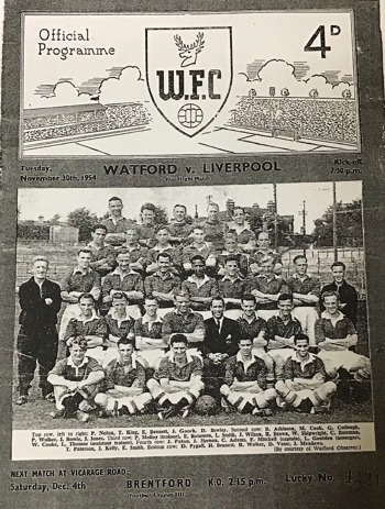 Match programme
