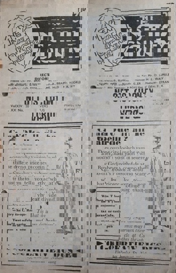 Match programme