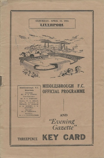 Match programme