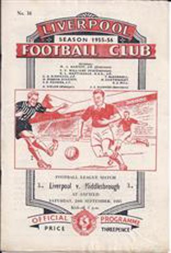 Match programme