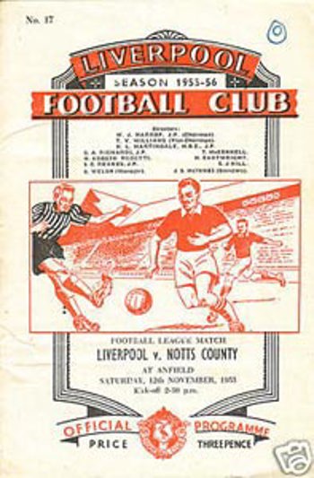 Match programme