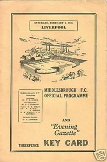 Match programme