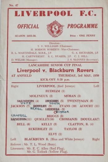 Match programme