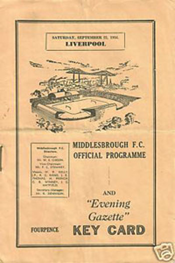 Match programme