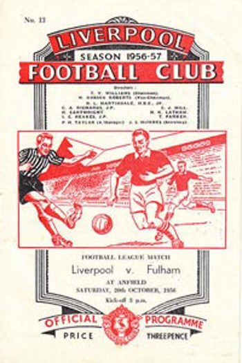 Match programme