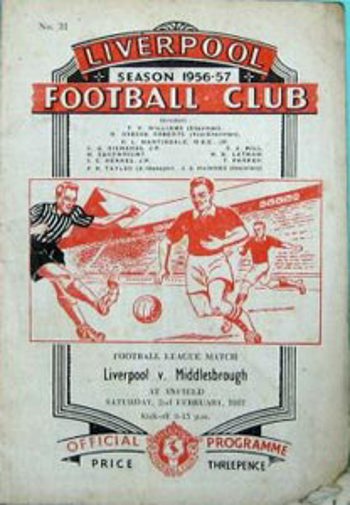 Match programme