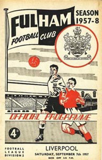 Match programme