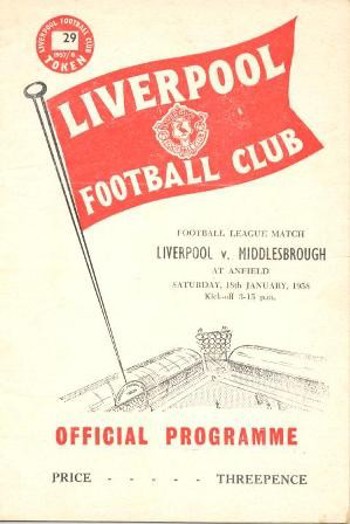 Match programme