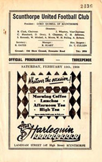Match programme