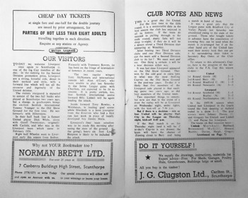 Match programme pages (1)