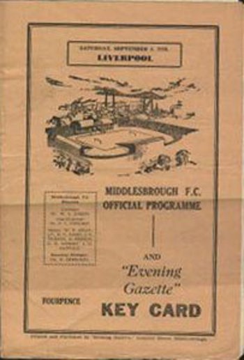 Match programme