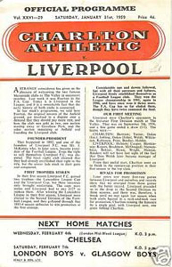 Match programme