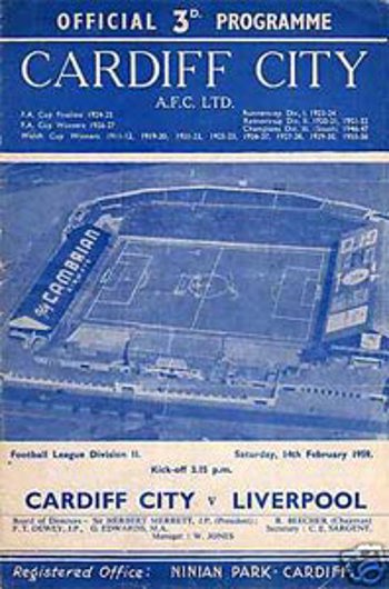 Match programme