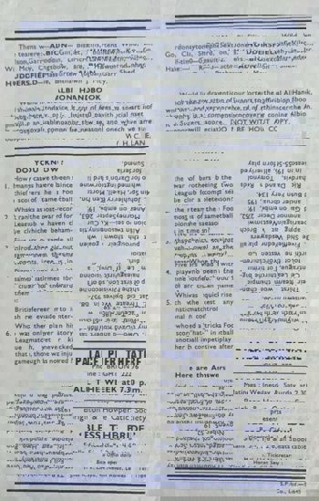 Match Programme article