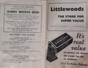 Match programme Article