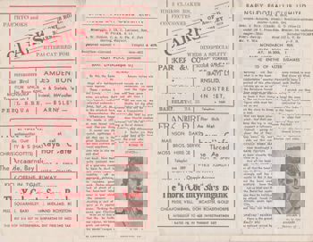 Match programme pages 2 & 3