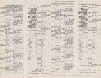 Match programme pages 8 & 9