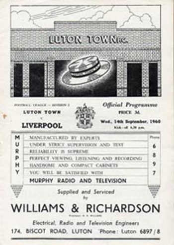 Match programme