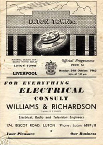 Match programme