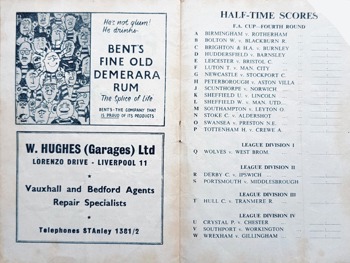 Match programme article
