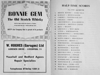 Match programme pages 12 - 13