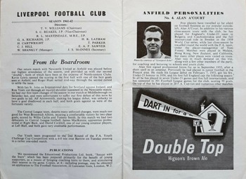 Match programme