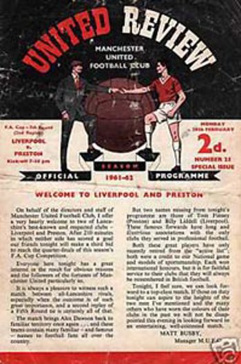 Match programme