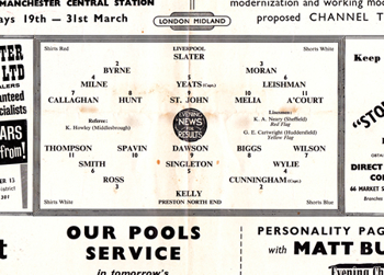 Match programme