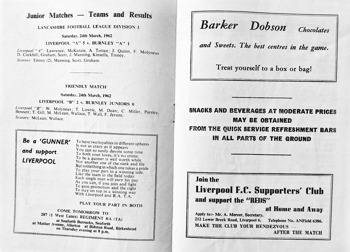 Match Programme Article