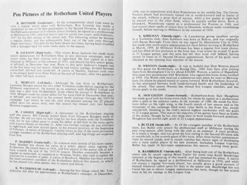 Match Programme Article